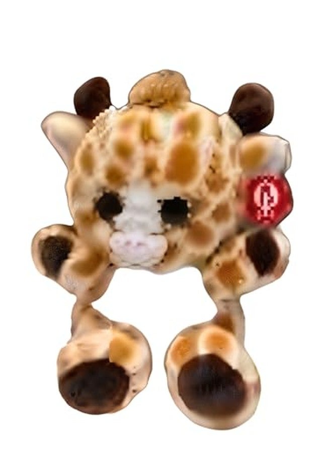 STRIDERS لعبة زرافة سترايدرز القطيفة ذات العيون الكبيرة | جرو محشو لطيف | حيوان أليف محبوب للبنات والأولاد | لعبة قطيفة ناعمة للعب والتجميع - 25 سم - Image 2